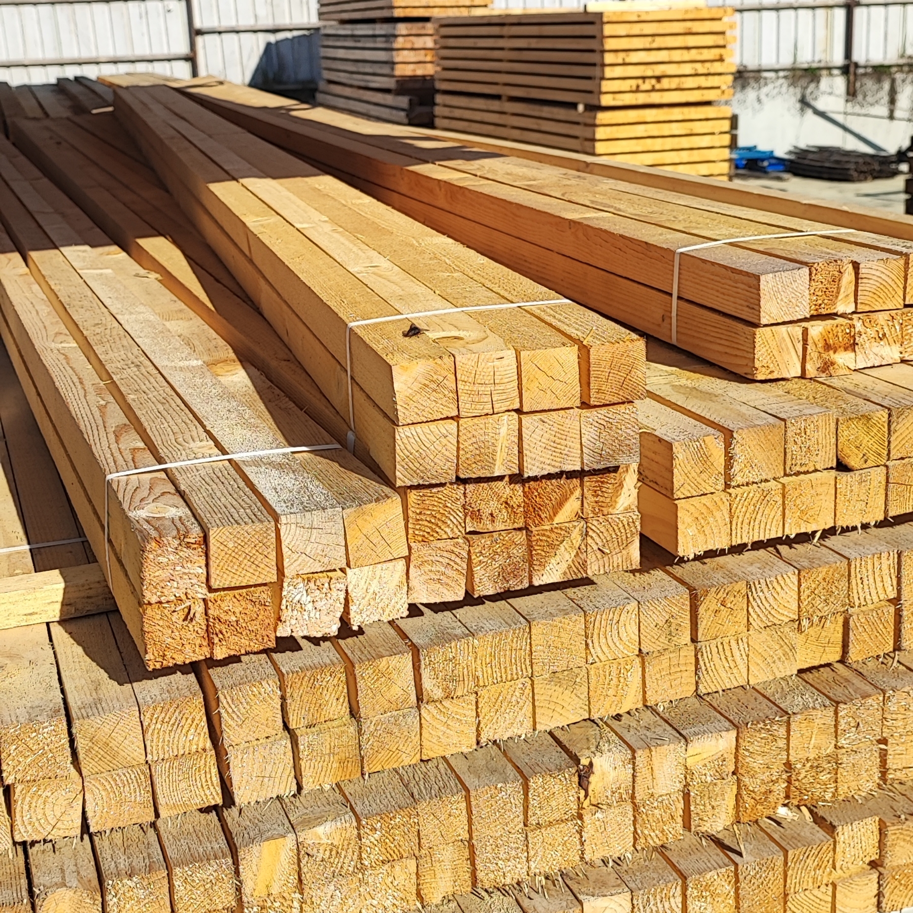 Liteaux Sapin 38 X 38 /8u-paq traité cl.2