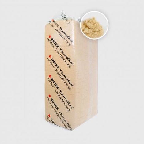 Thermofibre GUTEX - isolant fibre de bois en vrac à insuffler - sac de 15 Kg