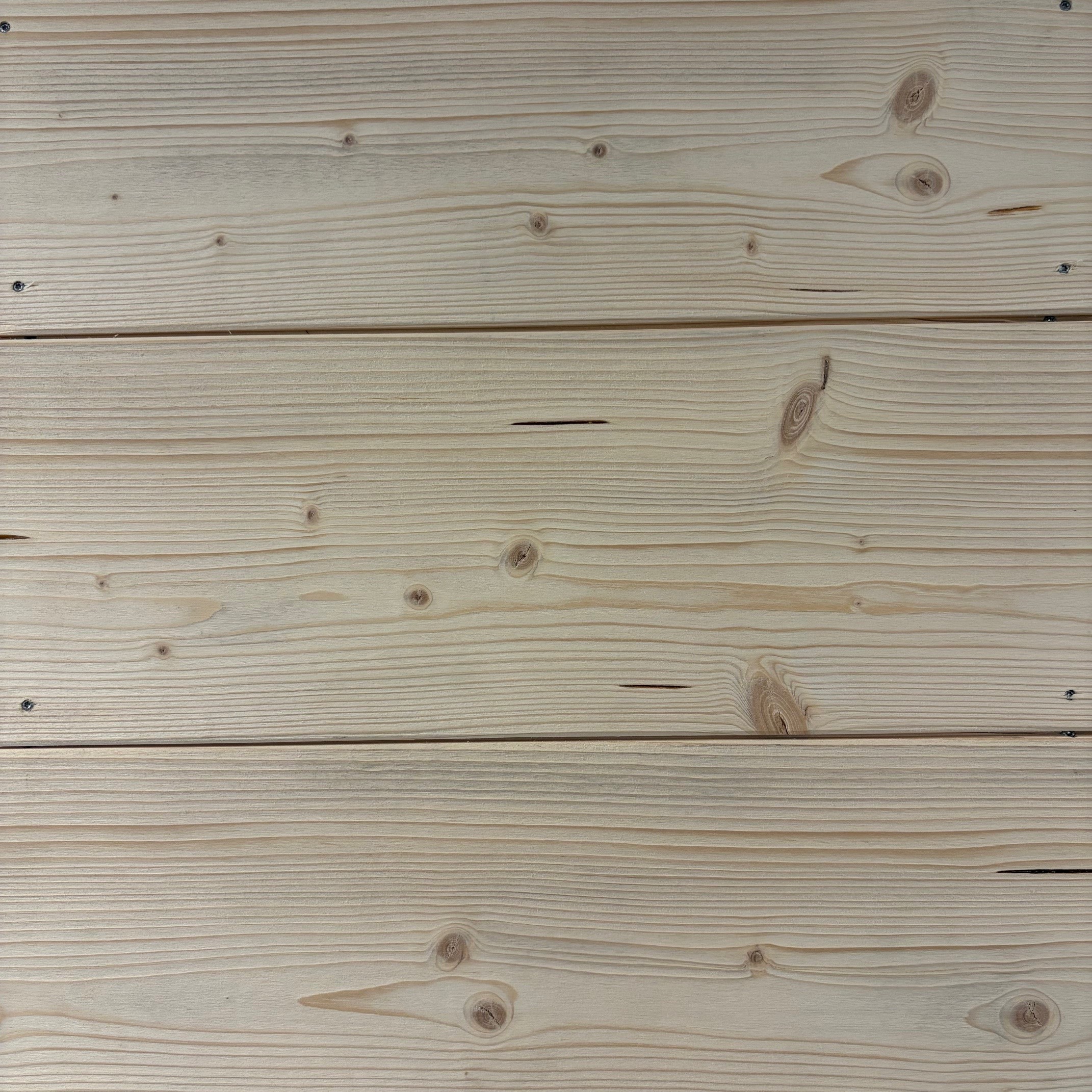 Lame de parement Sapin du nord 21 X 185 Naturel brossé  - Mini Grain d'Orge - Intérieur sec à 12%
