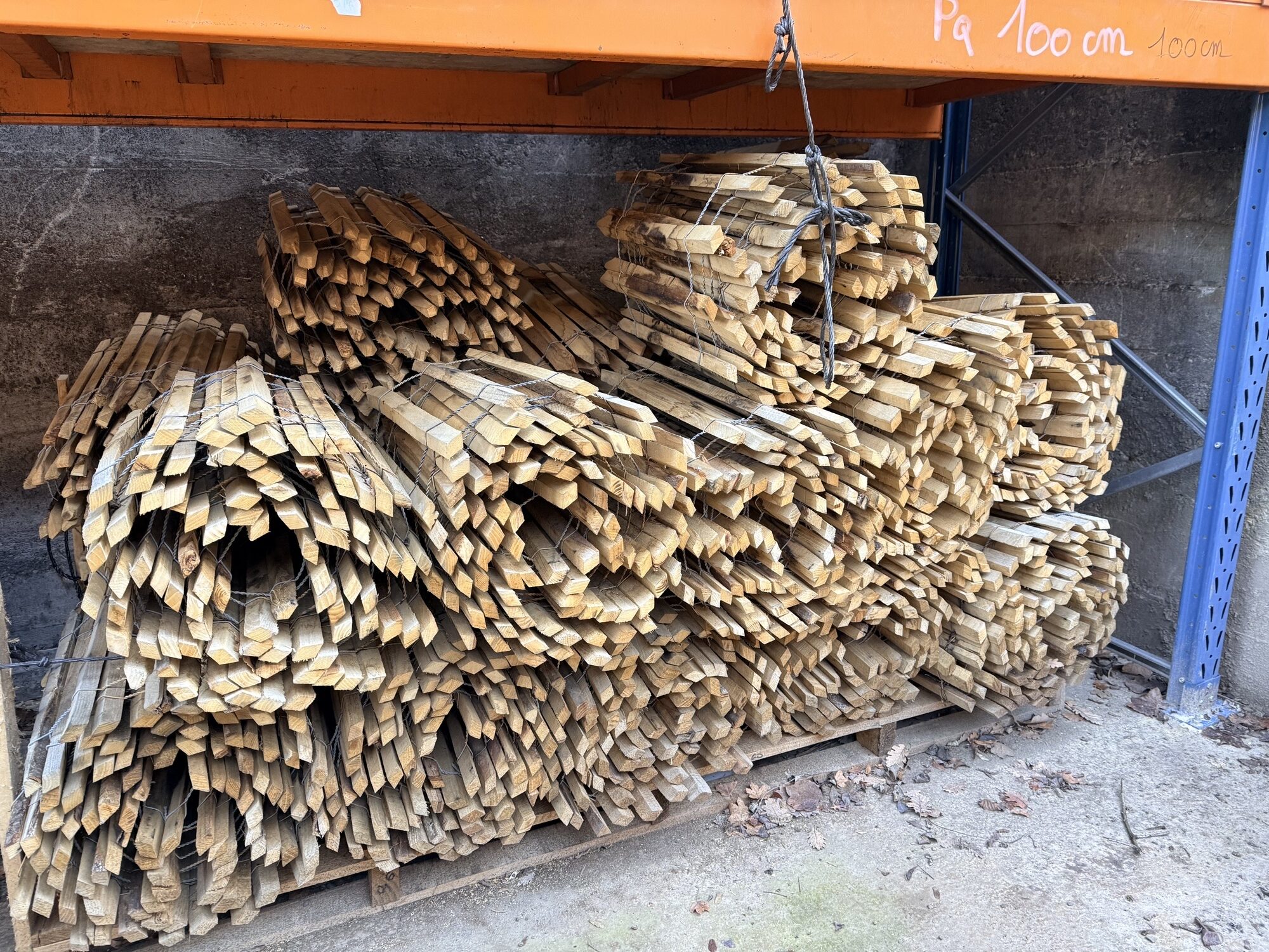 Clôture Châtaignier - Rouleaux de 10 m - Espacement 5/7cm