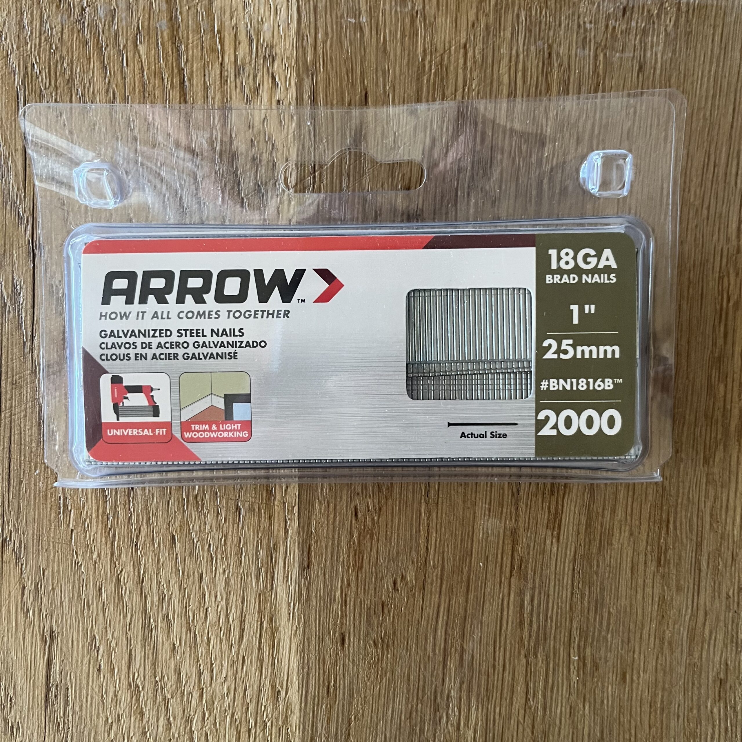 Boite de 2000 Pointes Arrow 25mm pour Agrafeuse Cloueuse
