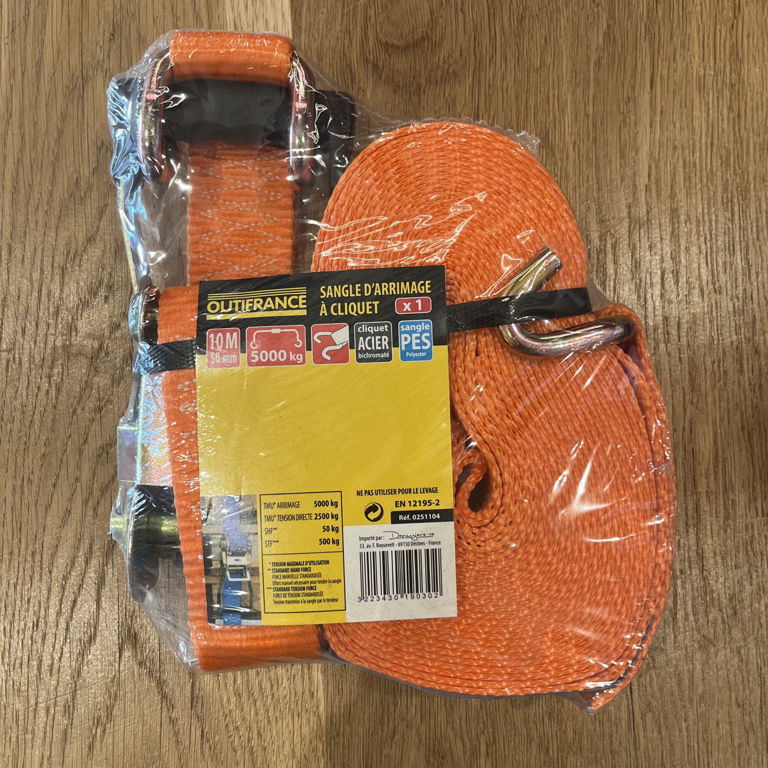 Sangle à Cliquet 50mm x 10 M